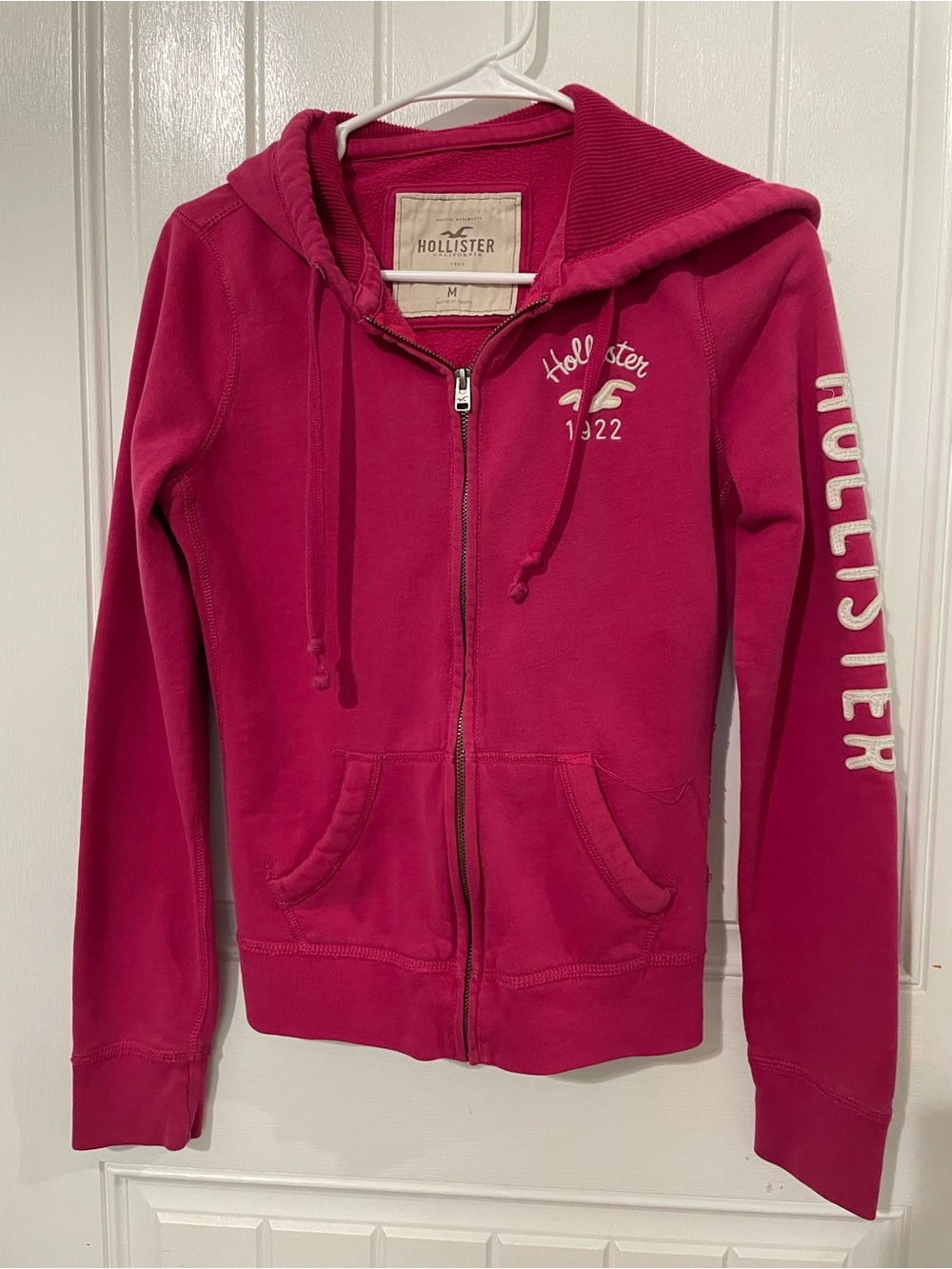 Hollister Pink Zip-Up Hoodie Jacket